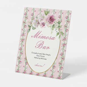 Love Shack Fiance Vrijgezellenfeest Mimosa Bar Reclamebord Met Voetstuk