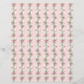 Love Shack Finance Roze Bloemen Bruids Bingo spel (Achterkant)