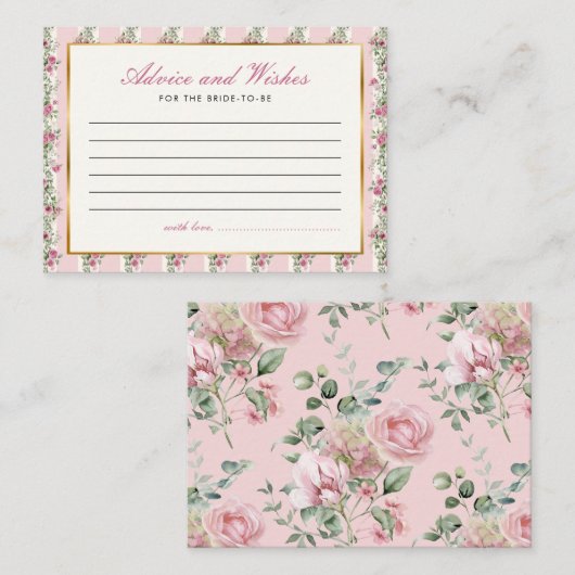 Love Shack Financiën Advies Wensen Vrijgezellenfee Informatiekaartje (Voorkant / Achterkant)