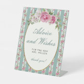 Love Shack Financiën Advies Wensen Vrijgezellenfee Reclamebord Met Voetstuk (Voorkant)