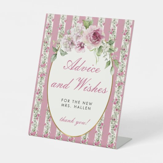 Love Shack Financiën Advies Wensen Vrijgezellenfee Reclamebord Met Voetstuk (Voorkant)