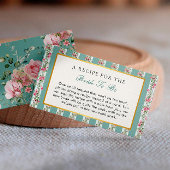 Love Shack Financiën Floral Vrijgezellenfeest Rece Informatiekaartje