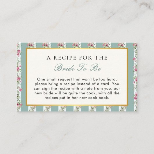 Love Shack Financiën Floral Vrijgezellenfeest Rece Informatiekaartje (Voorkant)
