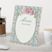 Love Shack Financiën Menu Vrijgezellenfeest Reclamebord Met Voetstuk (Insitu)