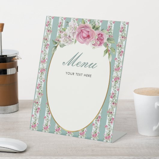 Love Shack Financiën Menu Vrijgezellenfeest Reclamebord Met Voetstuk (Insitu)