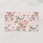 Love Shack Financiën Tea Party Vrijgezellenfeest R Informatiekaartje (Achterkant)