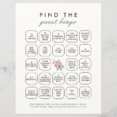 Love Shack Financiën Vind het gast Bingo spel (Voorkant)