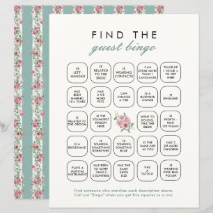 Love Shack Financiën Vind het gast Bingo spel