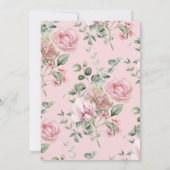 Love Shack Financiën Vrijgezellenfeest Kaart (Achterkant)