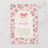 Love Shack Financiën Vrijgezellenfeest Recept Informatiekaartje (Voorkant)