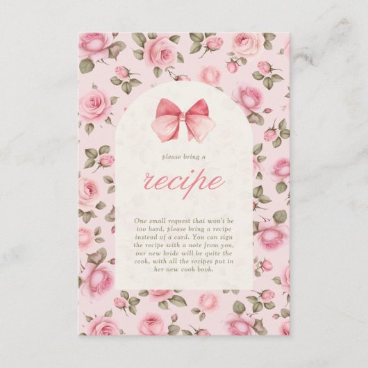 Love Shack Financiën Vrijgezellenfeest Recept Informatiekaartje (Voorkant)