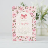 Love Shack Financiën Vrijgezellenfeest Recept Informatiekaartje (Staand voorkant)