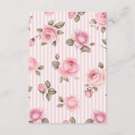 Love Shack Financiën Vrijgezellenfeest Recept Informatiekaartje (Achterkant)