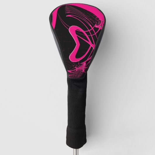 Love Shack Pink Heart Golfheadcover (Voorkant)