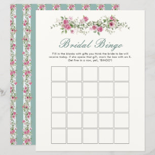 Love Shack verloofde bloemen bruids bingo spel