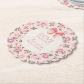 Love Shack-verloofde Bruidsmeisjesfeestje  Kartonnen Onderzetters (Gekanteld)