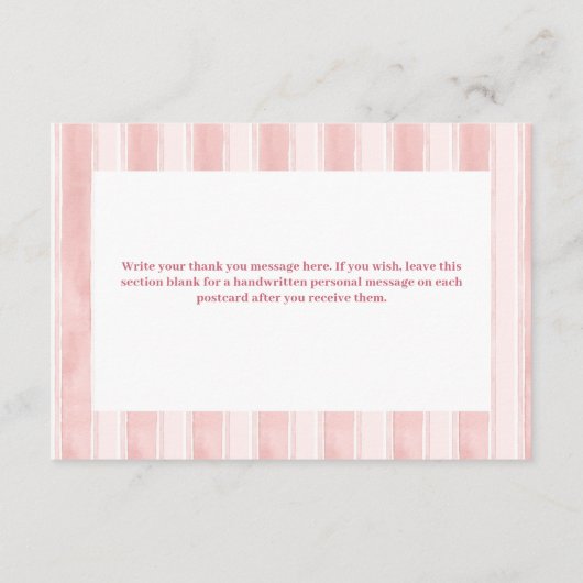 Love shack verloofde roze strik vrijgezellenfeest  informatiekaartje (Achterkant)