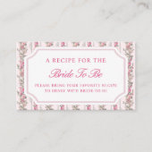 Love Shack Vrijgezellenfeest Een recept delen Informatiekaartje (Voorkant)