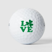 Love-Shamrock Golfballen (Voorkant)