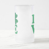 Love-Shamrock Matglas Bierpul (Center)