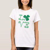 LOVE Shamrock Women's Basic T-Shirt (Voorkant)