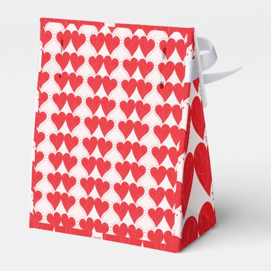 Love Shaped Heart Pattern Bedankdoosjes (Achterkant)