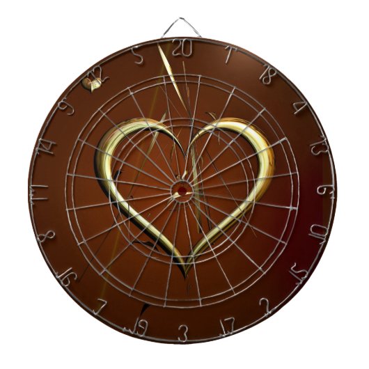 Love Shards of Gold Dart Board Dartbord (Voorkant)