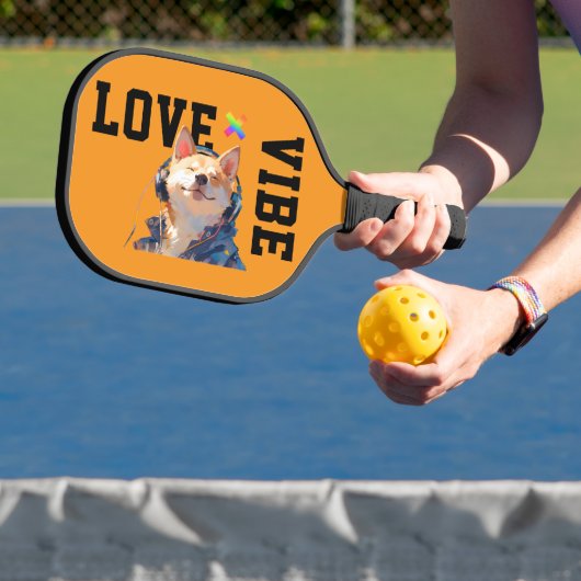 LOVE × SHIBA - Custom Pickleball Paddle (Insitu)