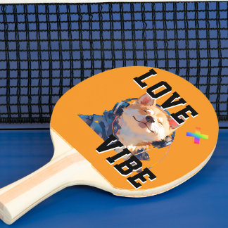 LOVE × SHIBA - Custom Tafeltennisbatje