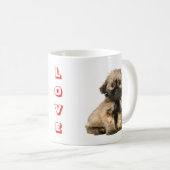 Love Shih Tzu Puppy Dog Coffee Cup Mok (Voorkant rechts)