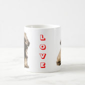 Love Shih Tzu Puppy Dog Coffee Cup Mok (Center)