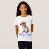 Love Shih Tzu Puppy Dog Tee Shirt (Voorkant volledig)