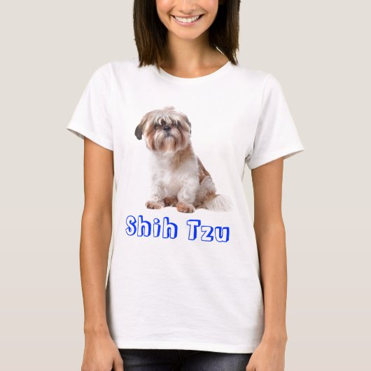 Love Shih Tzu Puppy Dog Tee Shirt (Voorkant)