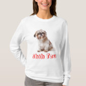 Love Shih Tzu Puppy Dog Tee Shirt (Voorkant)