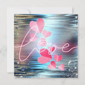 Love Shimmer Feestdagenkaart (Voorkant)