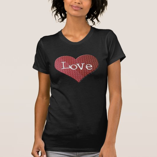Love Shirt Dames Twofer Sheer (Fit) (Voorkant)