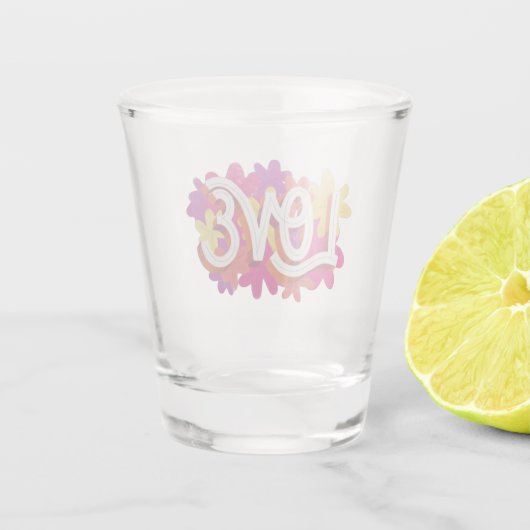 LOVE Shot Glass Glas (Achterkant)