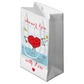 Love Shower: Klein Cadeauzakje (Voorkant Gekanteld)