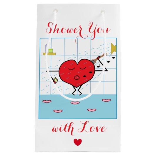 Love Shower: Klein Cadeauzakje (Voorkant)