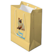 Love Siamese Cats Medium Cadeauzakje (Voorkant Gekanteld)