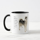 Love Siberian Huskies Dogs so Much Fun Quote Mok (Links)