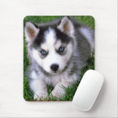 Love Siberian Husky Puppy Dog Mousepad Muismat (Met muis)