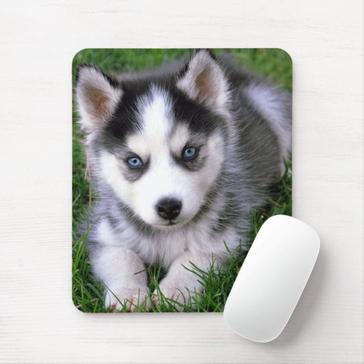 Love Siberian Husky Puppy Dog Mousepad Muismat (Met muis)