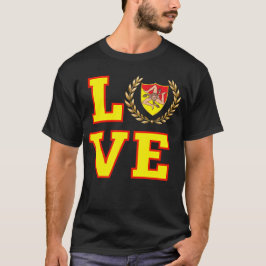 LOVE Siciliaanse Trinacria T-shirt