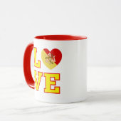 LOVE Sicilië Mok (Voorkant links)
