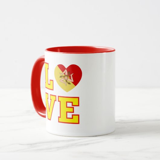 LOVE Sicily Mug Mok (Voorkant links)