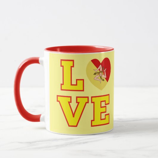 LOVE Sicily Mug Mok (Links)
