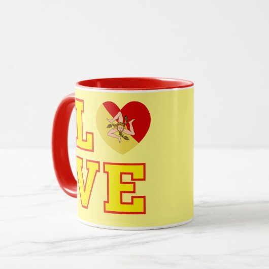 LOVE Sicily Mug Mok (Voorkant links)