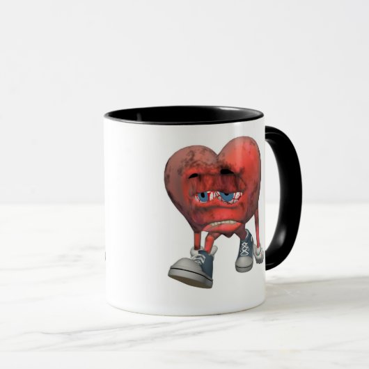 Love Sick Heart Mok (Voorkant rechts)