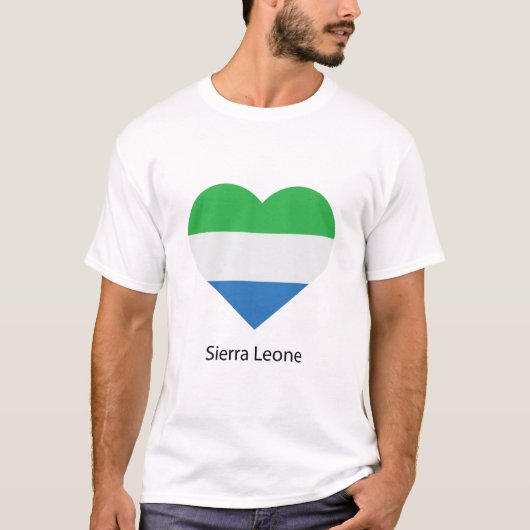 Love Sierra Leone T-shirt (Voorkant)
